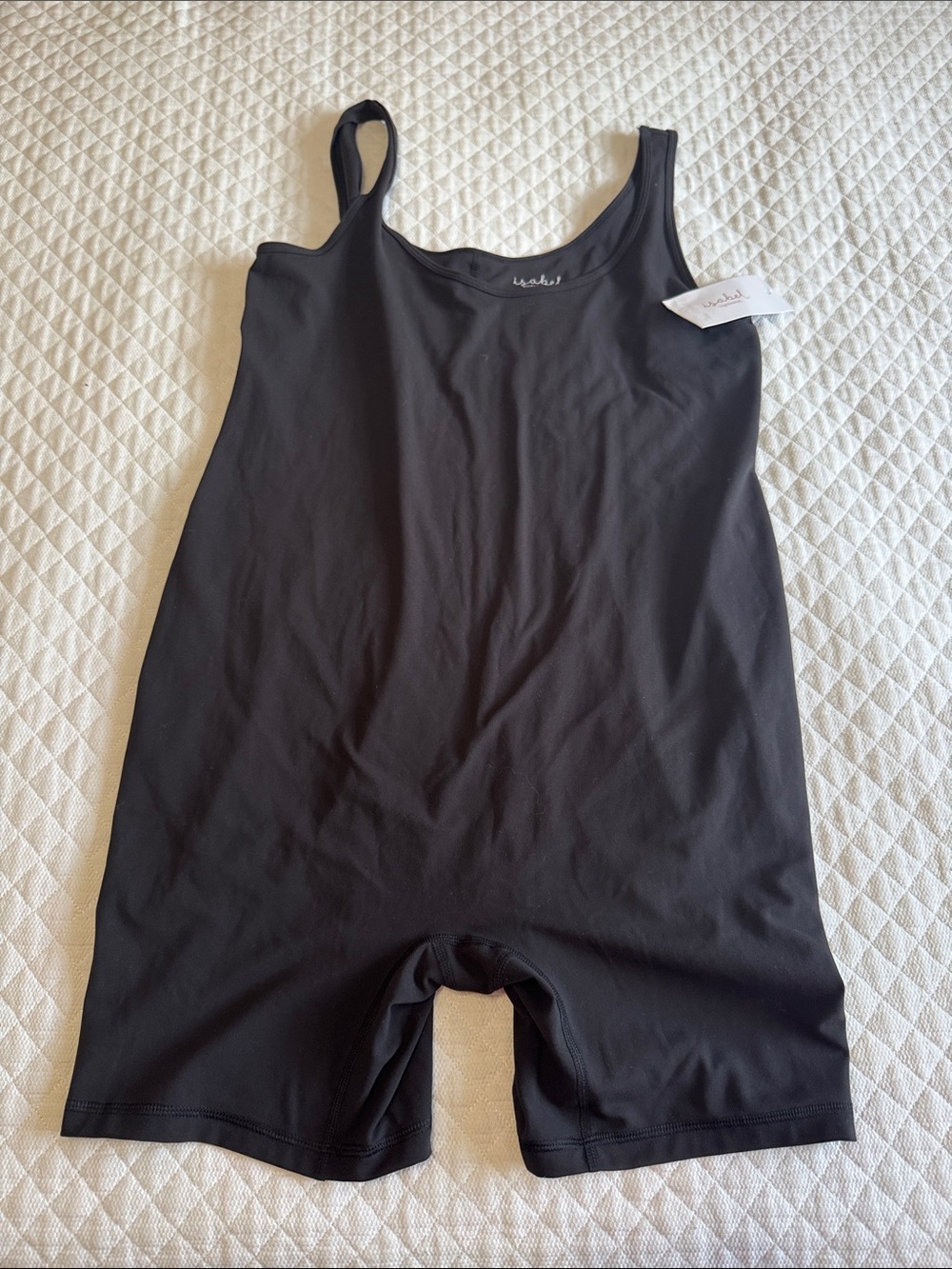 Black One-Piece Shapewear Bodysuit Isabelmaternity !